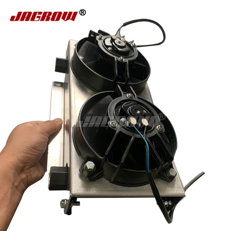Refroidisseur d'huile Jagrow à 19 rangées avec ventilateurs de moteur Panasonic de 4 pouces