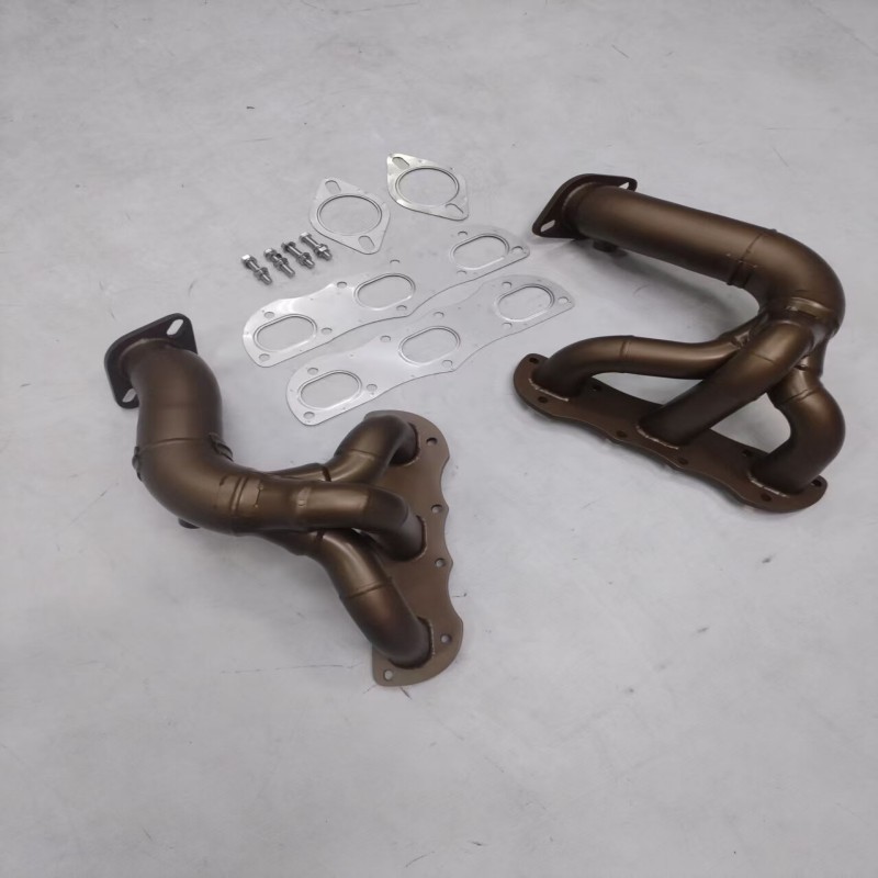 Collecteurs d'échappement Super Hi-Flow à revêtement céramique pour Porsche 981 Boxster/Cayman